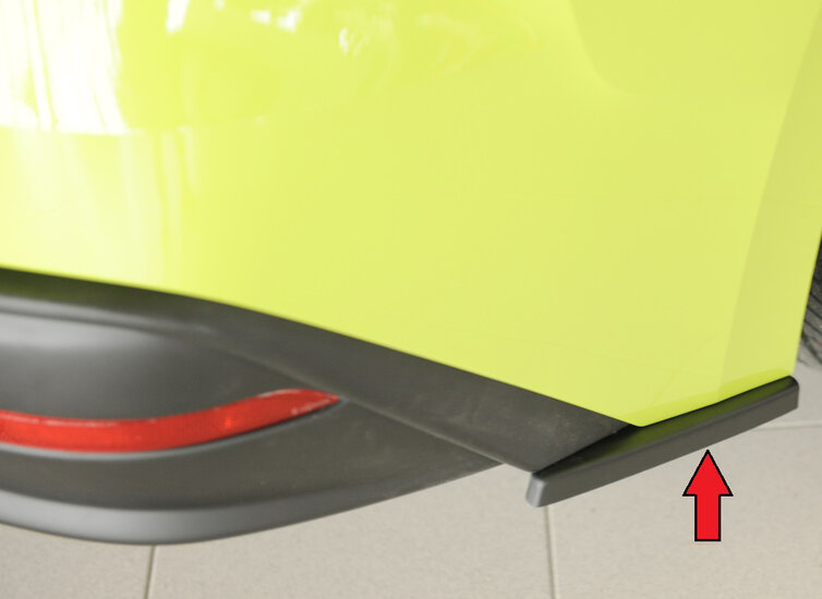 Rieger Tuning achterbumper aanzetstuk lateraal, rechts Skoda Enyaq iV / RS NY