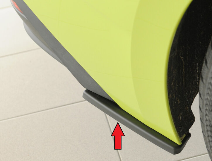 Rieger Tuning achterbumper aanzetstuk lateraal, rechts Skoda Enyaq iV / RS NY