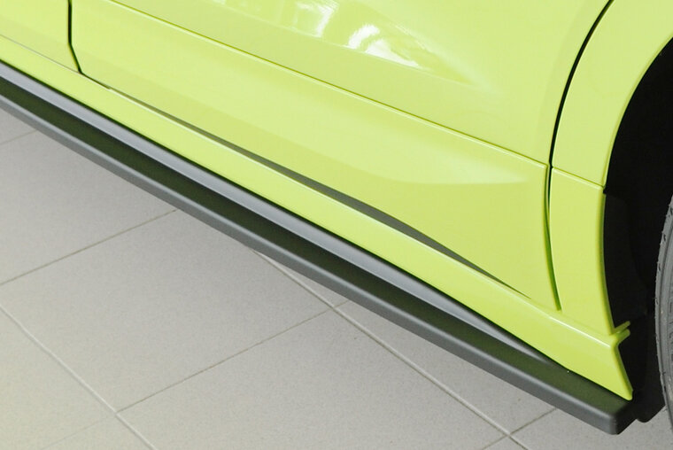 Rieger Tuning sideskirt aanzetstuk Links Skoda Enyaq iV / RS NY