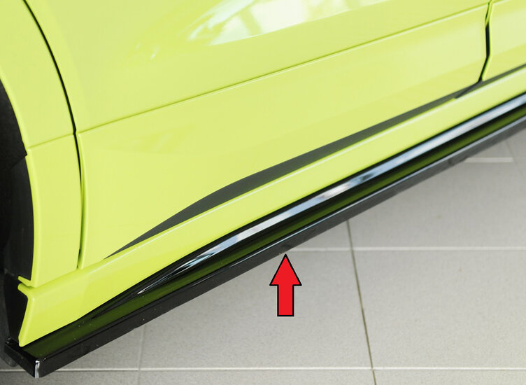 Rieger Tuning sideskirt aanzetstuk Rechts Skoda Enyaq iV / RS NY