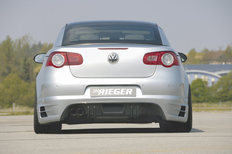 Rieger Tuning achterbumper verlenging VW Eos 1F