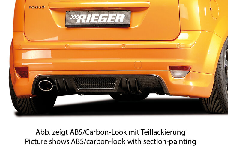 Rieger Tuning achterbumper verlenging Ford Focus 2