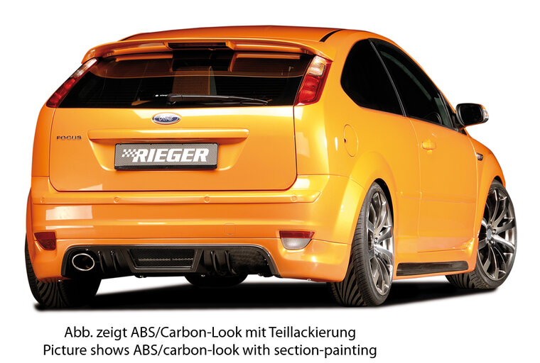 Rieger Tuning achterbumper verlenging Ford Focus 2
