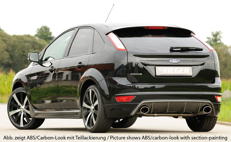 Rieger Tuning achterbumper verlenging Ford Focus 2