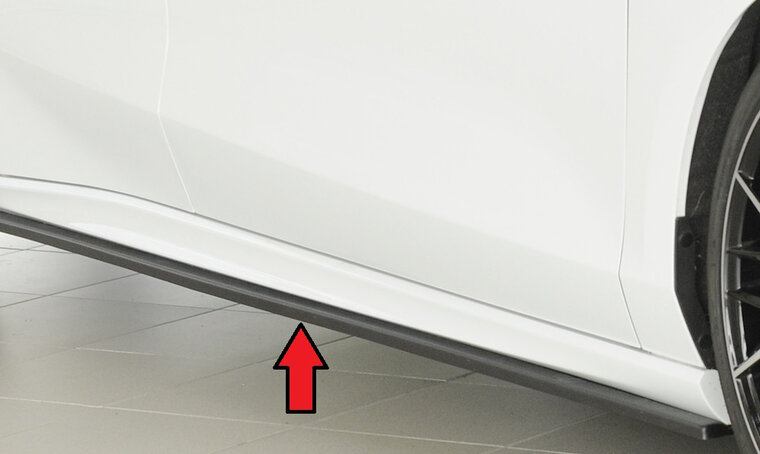 Rieger Tuning sideskirt aanzetstuk Rechts Ford Focus 4