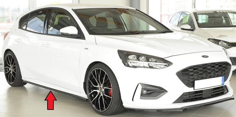 Rieger Tuning sideskirt aanzetstuk Rechts Ford Focus 4