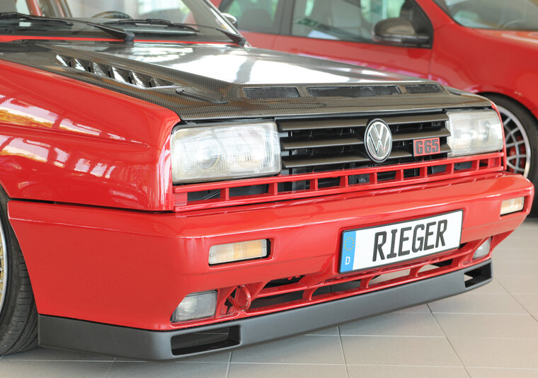 Rieger Tuning voorbumper spoiler lip VW Golf 2