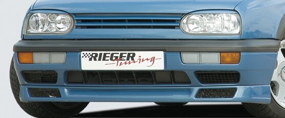 Rieger Tuning voorspoiler lip VW Golf 3