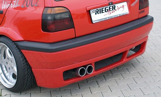 Rieger Tuning achterbumper verlenging VW Golf 3