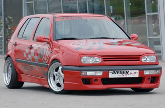 Rieger Tuning voorbumper VW Golf 3