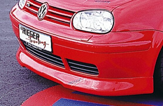 Rieger Tuning voorspoiler lip USA-versie VW Golf 4