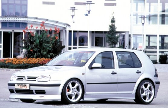 Rieger Tuning voorspoiler lip VW Golf 4