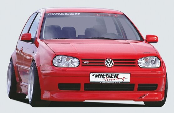 Rieger Tuning voorspoiler lip VW Golf 4