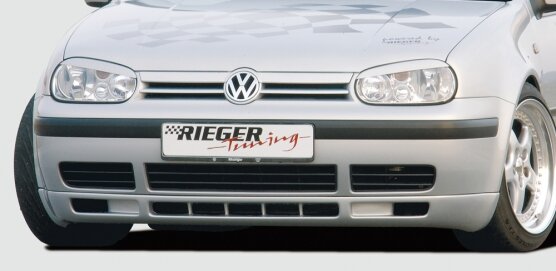 Rieger Tuning voorspoiler lip V6-Look VW Golf 4