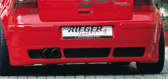 Rieger Tuning achterbumper verlenging VW Golf 4