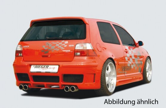 Rieger Tuning achterbumper VW Golf 4