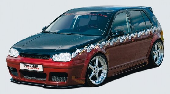 Rieger Tuning voorbumper RS-Four-Look VW Golf 4
