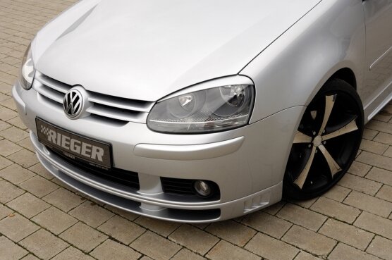 Rieger Tuning voorbumper spoiler lip VW Golf 5