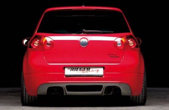 Rieger Tuning achterbumper verlenging VW Golf 5