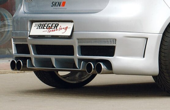 Rieger Tuning achterbumper verlenging VW Golf 5