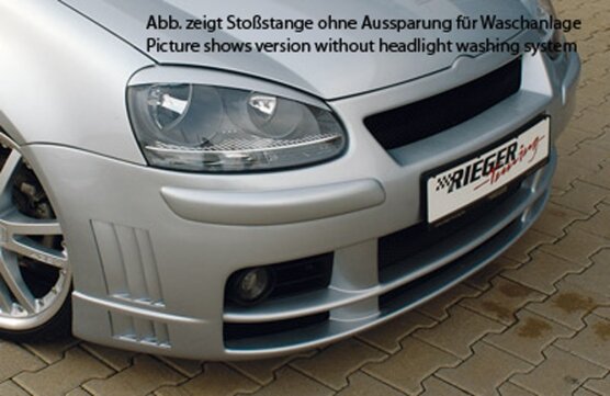 Rieger Tuning voorbumper VW Golf 5