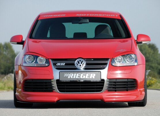 Rieger Tuning voorbumper spoiler lip VW Golf 5 R32