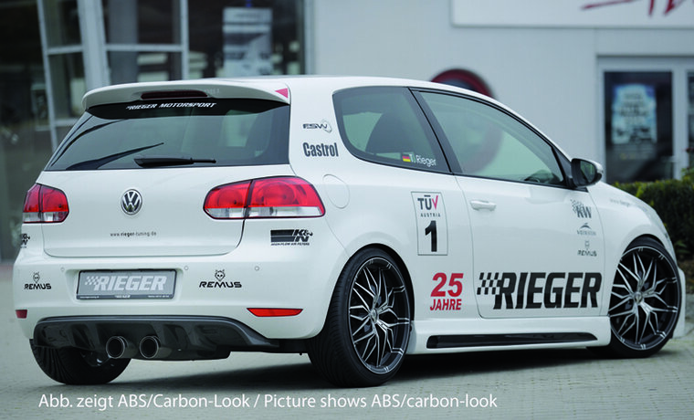 Rieger Tuning diffuser VW Golf 6