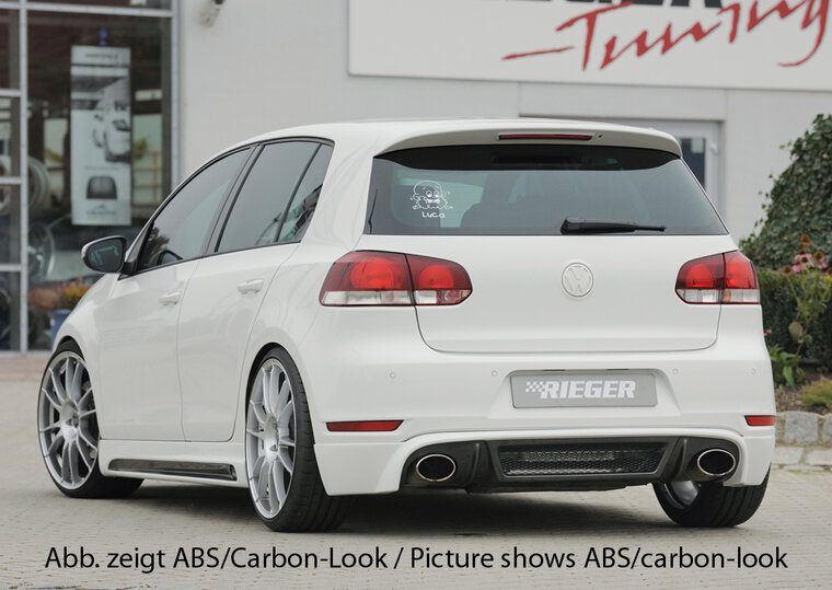 Rieger Tuning achterbumper verlenging VW Golf 6