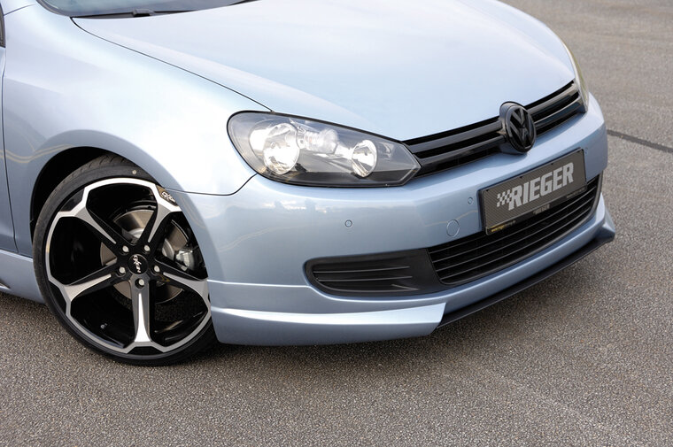 Rieger Tuning voorspoiler lip VW Golf 6
