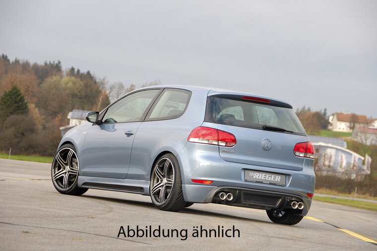 Rieger Tuning achterbumper verlenging VW Golf 6