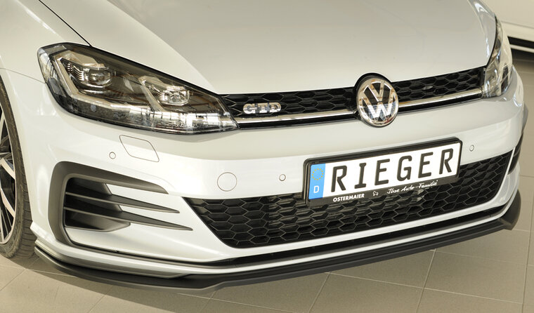 Rieger Tuning voorsplitter alleen voor GTI/GTD/GTE VW Golf 7
