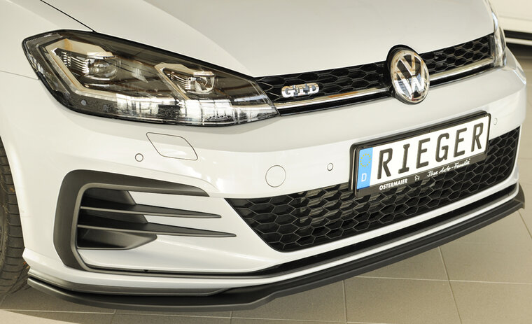 Rieger Tuning voorsplitter alleen voor GTI/GTD/GTE VW Golf 7
