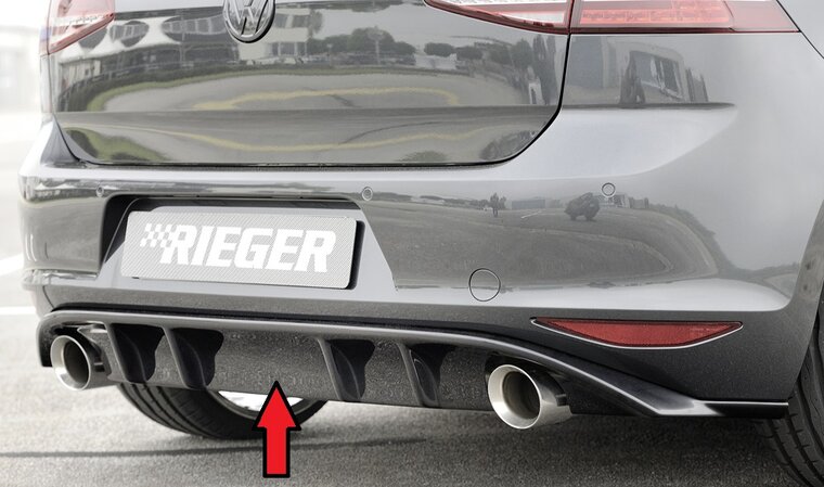 Rieger Tuning diffuser VW Golf 7