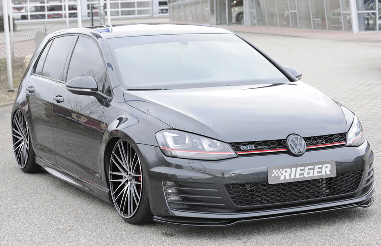 Rieger Tuning voorsplitter alleen voor GTI/GTD VW Golf 7