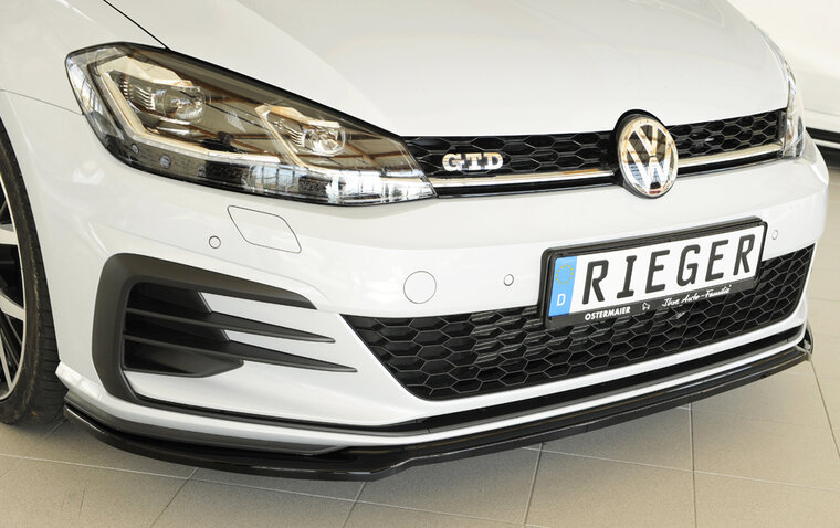 Rieger Tuning voorsplitter alleen voor GTI/GTD/GTE VW Golf 7