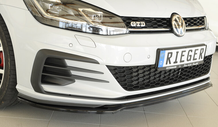 Rieger Tuning voorsplitter alleen voor GTI/GTD/GTE VW Golf 7