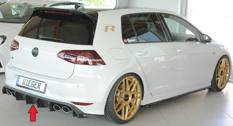 Rieger Tuning diffuser VW Golf 7