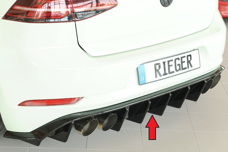 Rieger Tuning diffuser VW Golf 7