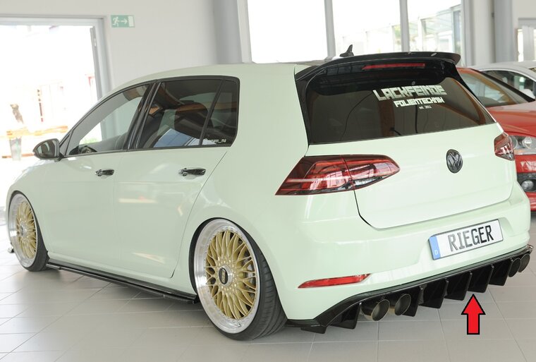 Rieger Tuning diffuser VW Golf 7