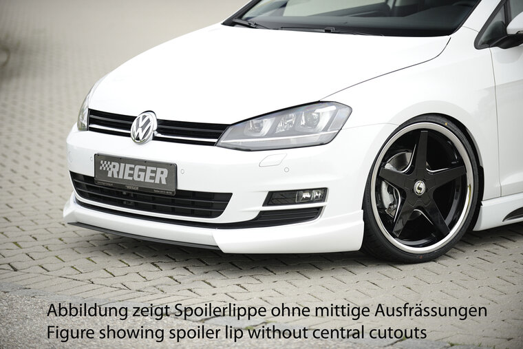 Rieger Tuning voorbumper spoiler lip VW Golf 7