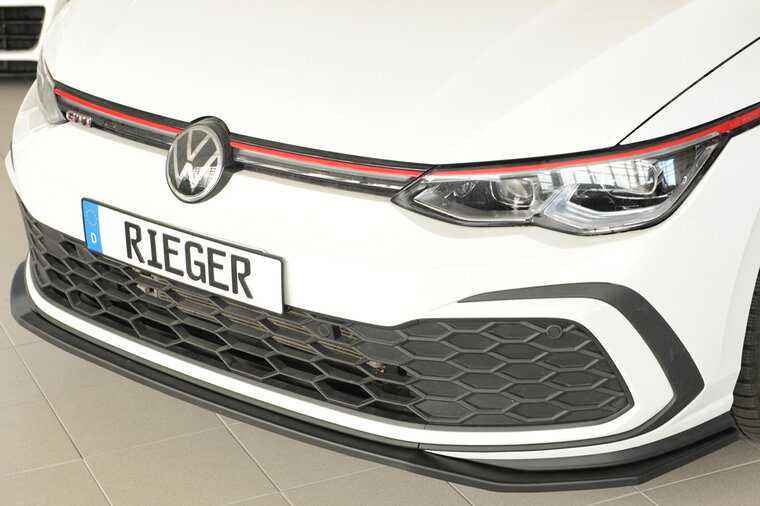 Rieger Tuning voorsplitter alleen voor GTI/GTD/GTE VW Golf 8