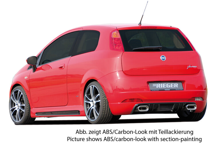 Rieger Tuning achterbumper verlenging Fiat Grande Punto [199]