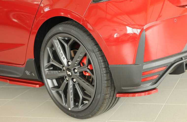 Rieger Tuning achterbumper aanzetstuk lateraal, links Hyundai i20N