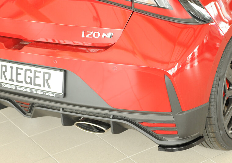 Rieger Tuning achterbumper aanzetstuk lateraal, rechts Hyundai i20N