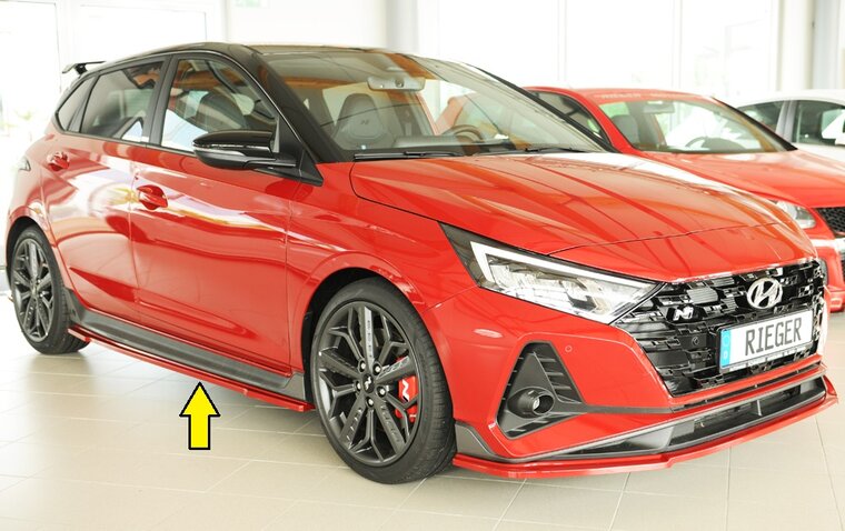 Rieger Tuning sideskirt aanzetstuk Rechts Hyundai i20N