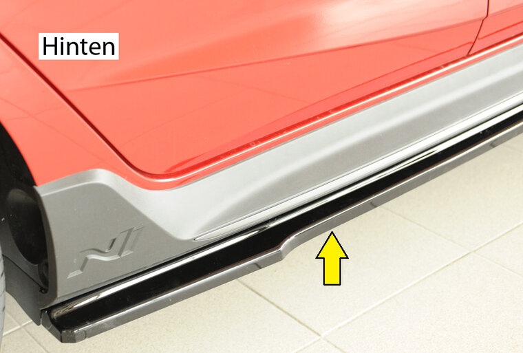 Rieger Tuning sideskirt aanzetstuk Rechts Hyundai i20N