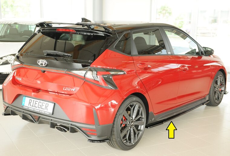 Rieger Tuning sideskirt aanzetstuk Rechts Hyundai i20N
