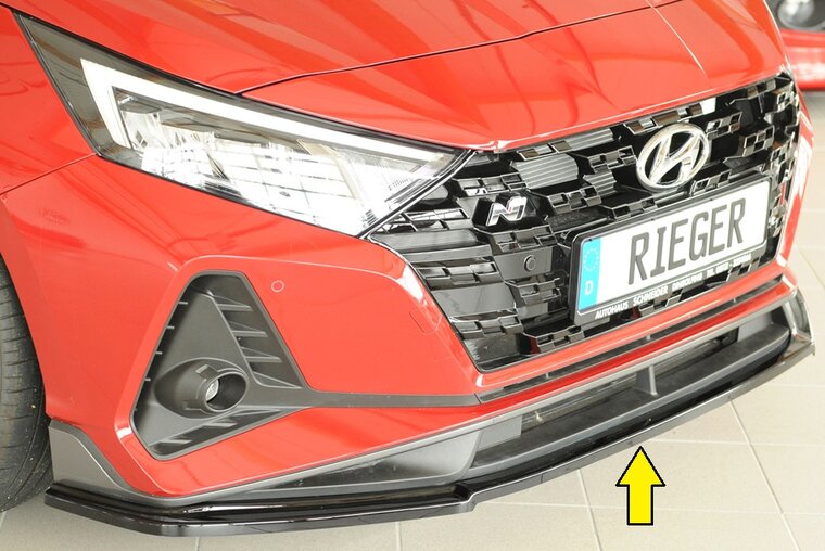 Rieger Tuning splitter Hyundai i20N