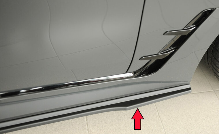 Rieger Tuning sideskirt aanzetstuk Rechts BMW i4 M/ 4-Serie G26