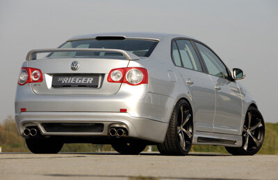 Rieger Tuning achterbumper verlenging VW Jetta 3